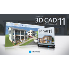 3D планувальник будинку - Ashampoo 3D CAD Professional 11, 1 ПК, безтермінова  ліцензія