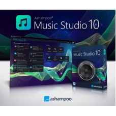 Музичний редактор для багатьох форматів, Ashampoo Music Studio 10, безтермінова ліцензія, 1 ПК
