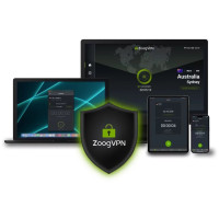 ZoogVpn Premium ліцензія на 6 місяців, 10 пристроїв  
