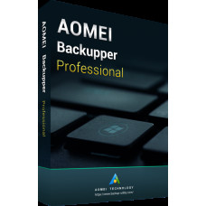 Програма для резервного копіювання даних AOMEI Backupper Professional Edition ліцензія на 1 рік, 2 ПК